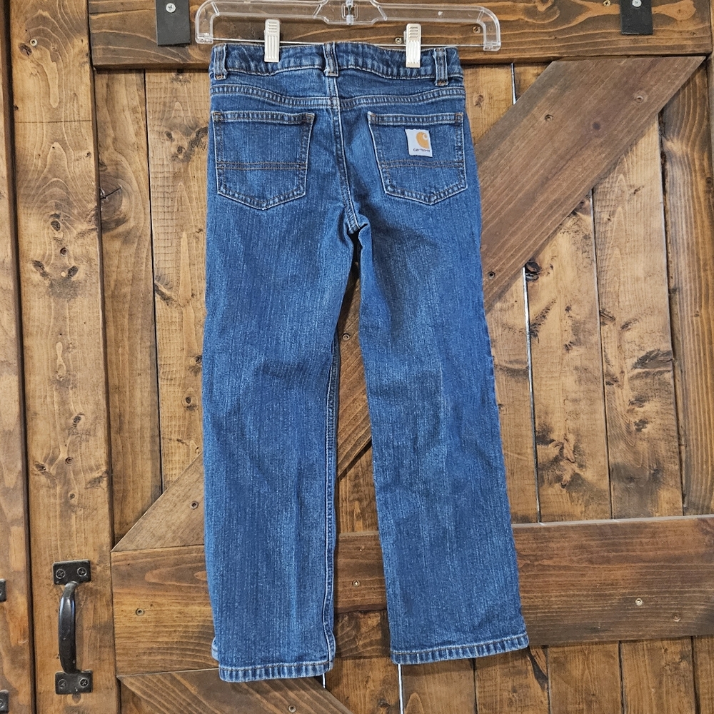 Boys Toddler Carhartt Adjustable Waist Denim Jean Size 6